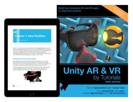 Unity AR & VR by Tutorials | raywenderlich.com Store
